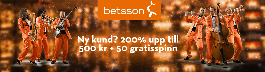 Betsson 50 gratis spinn