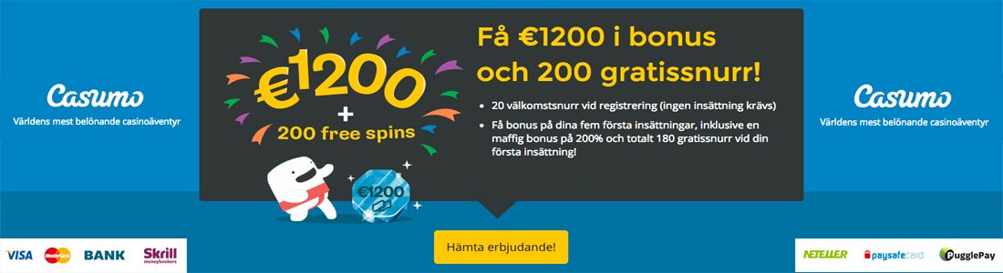 Ny välkomstbonus