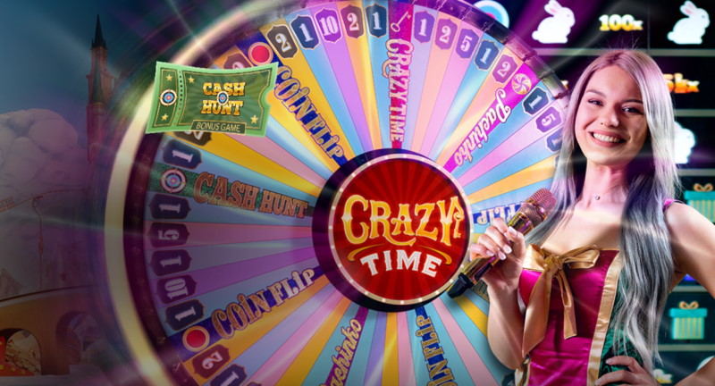 Crazy Time live casino spel