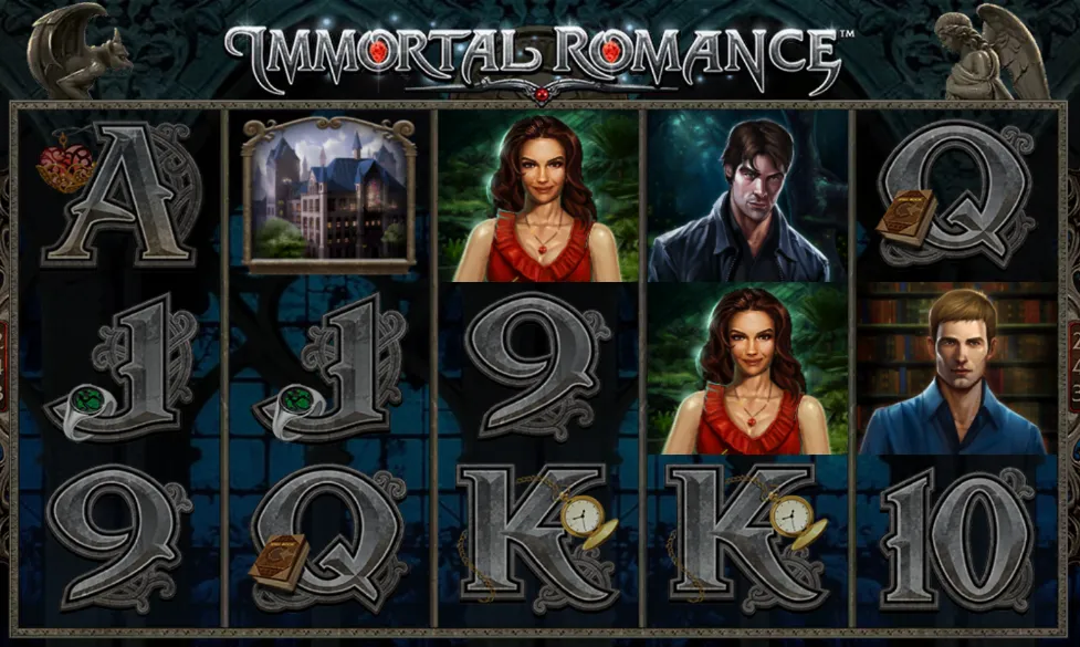 Skärmbild från spelet Immortal Romance.