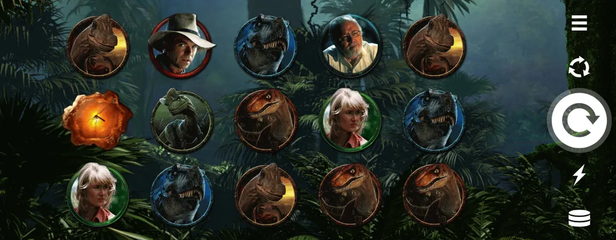 Skärmbild från spelet Jurassic Park.